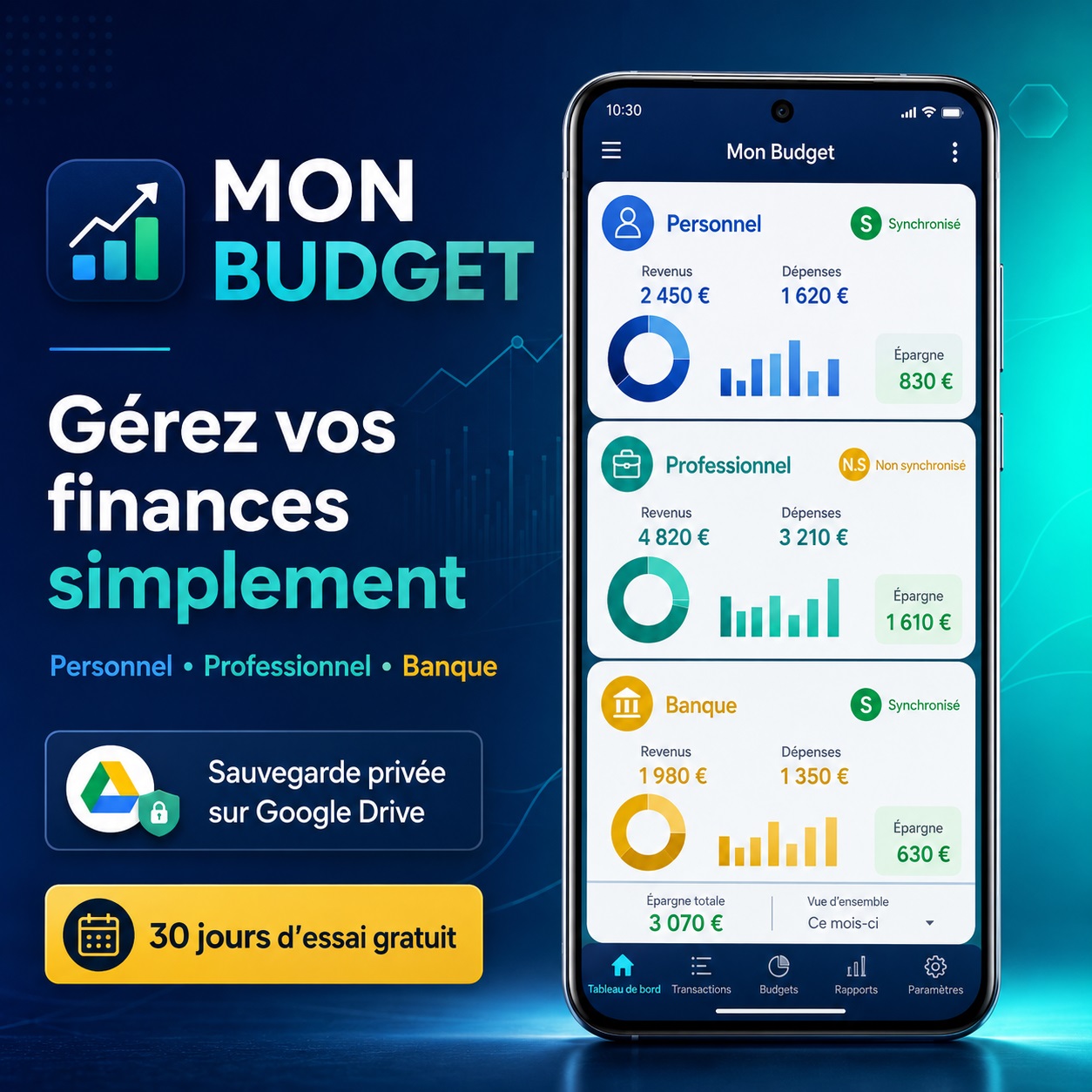 Mon Budget – Gérez vos finances simplement